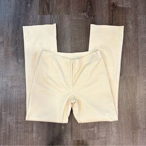 Vakko Lamb Leather Pants Cream 8